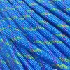 Paracord 550 Paraşüt Bileklik İpi Mavi Renk Mor Sarı Şerit - Görsel 3