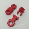 Paracord Bileklik Toka Klips Oval Model Kırmızı Renk - Görsel 3