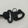Paracord Bileklik Aksesuar Kelepçe Klips Siyah Renk - Görsel 3