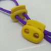 Paracord Bileklik Çift Delikli Stopper Klips Sarı Renk - Görsel 4