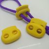 Paracord Bileklik Çift Delikli Stopper Klips Sarı Renk - Görsel 3