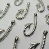 Paracord Bileklik Aksesuar Klips İğne Gümüş Renk - Görsel 2