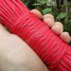 Paracord 550 Paraşüt Bileklik İpi Reflektörlü Kırmızı Renk - Görsel 2
