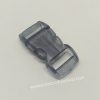 PARACORD BİLEKLİK AKSESUAR ŞEFFAF TOKA KLİPS SİYAH RENK - Görsel 3
