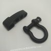 PARACORD BİLEKLİK AKSESUAR AYARLANABİLİR O MODEL MAT SİYAH RENK KLİPS - Görsel 4