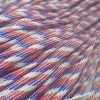 PARACORD 550, PARAŞÜT BİLEKLİK İPİ BEYAZ MAVİ KIRMIZI ŞERİTLİ - Görsel 2