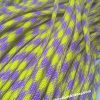 PARACORD 550, PARAŞÜT BİLEKLİK İPİ MOR SARI RENK  - Görsel 2