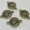 PARACORD AKSESUAR AY YILDIZ YUVARLAK MODEL BRONZ RENK - Görsel 3