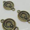 PARACORD AKSESUAR AY YILDIZ YUVARLAK MODEL BRONZ RENK - Görsel 5