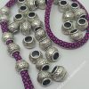 PARACORD AKSESUAR PARALEL ÇİZGİ DESEN BONCUK - Görsel 2