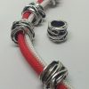 Paracord Bileklik Aksesuar Boncuk Dış Budak Gümüş Reenk - Görsel 3