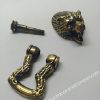 Paracord Bileklik Aksesuar Klips  Ayı Model Bronz Renk - Görsel 3