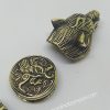Paracord Aksesuar Ara Aparatı Figür Aslan Bronz Renk - Görsel 2