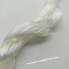 Paracord Bileklik Üzeri İğne Örüm 1 mm İp Beyaz Renk - Görsel 3