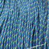 Paracord Bileklik Aksesuar İpi Turkuaz Mor Sarı Şerit 2 mm - Görsel 2