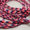 Paracord İp, Paracord Paraşüt Bileklik İp Neon Kırmızı Mavi Beyaz Şerit - Görsel 4