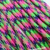 Paracord İp, Paracord Paraşüt Bileklik İpi Neon Pembe Neon Yeşil Mavi Şerit - Görsel 2