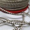 Paracord Bileklik İpi Burgulu Mumlu İpi Beyaz Kahve Renk 4 mm - Görsel 4