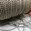 Paracord Bileklik İpi Burgulu Mumlu İpi Beyaz Kahve Renk 4 mm - Görsel 3