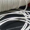 Paracord Bileklik İpi Burgulu Mumlu İpi Beyaz Renk 4 mm - Görsel 3