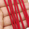 3 mm Paracord Bileklik ipi Milano Kırmızı Renk - Görsel 2