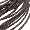 3 mm Paracord Bileklik ipi Milano Koyu Kahve Renk - Görsel 2