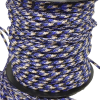 Paracord Aksesuar İp Mavi Gri Siyah Renk 45 Metre Makara Sargı  2 mm - Görsel 2